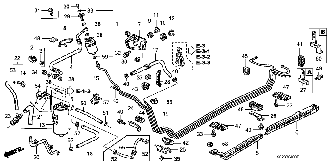 Honda 17744-S04-000 Tube, Drain (Sub)