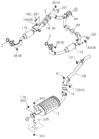 Honda 8-97207-110-0 Muffler Assembly, Exhuast