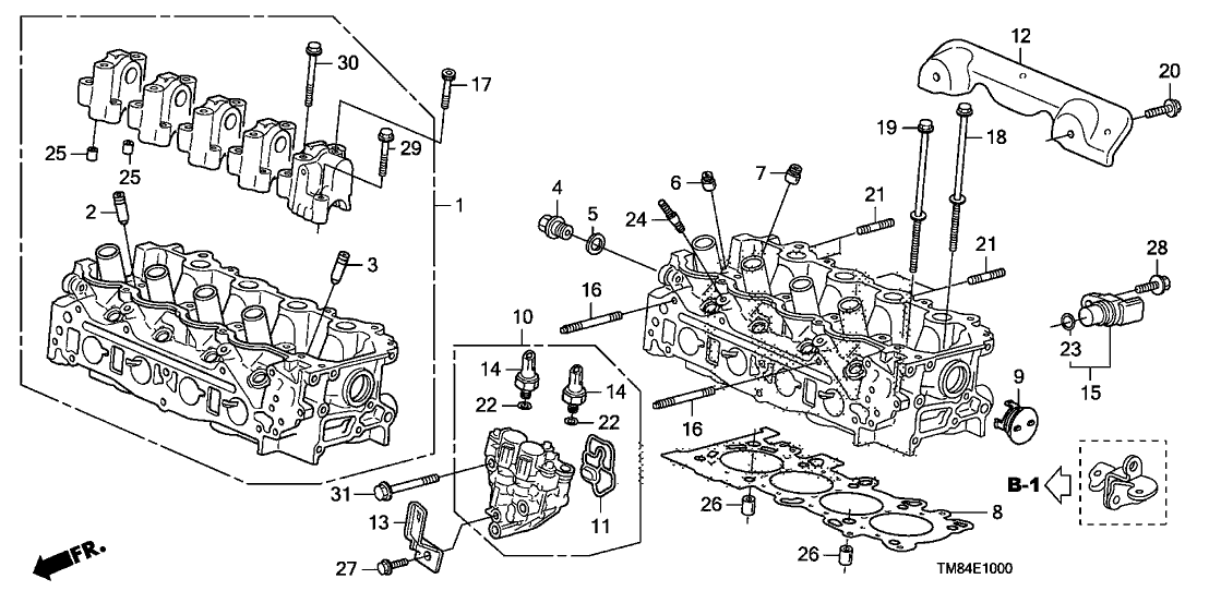 Honda 30511-RBJ-A00 Insulator, Plug Top Coil Heat