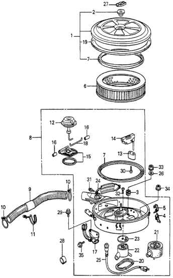 Honda 17240-PB2-660 Case Assy., Air Cleaner