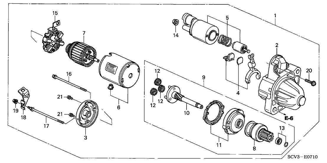 Honda 31291-RAA-A01 Support