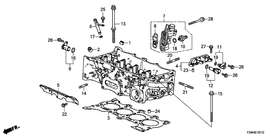 Honda 12281-5K0-A00 Holder, Camshaft Sensor