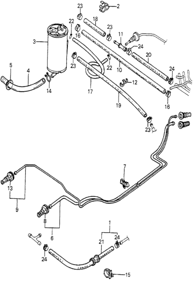 Honda 16874-692-000 Hose, Fuel