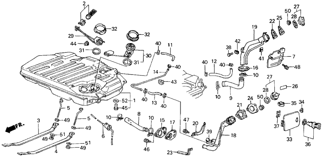 Honda 73010-SB3-305 Lock Set, Cylinder