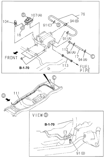 Honda 8-97125-183-3 Pipe, Purge