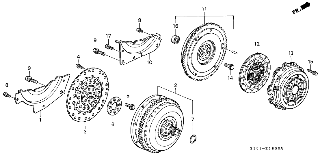 Honda 21351-P3F-000 Cover, Clutch Case