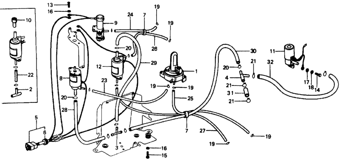 Honda 36160-657-155 Valve Assy., Ignition Solenoid