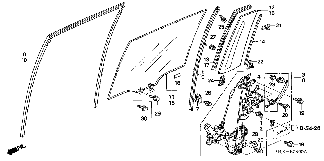 Honda 90115-SHJ-004 Bolt, Flange (6X12)