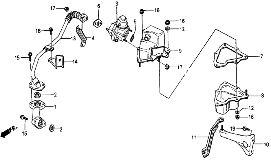 Honda 18790-PE1-683 Pipe, Air Suction