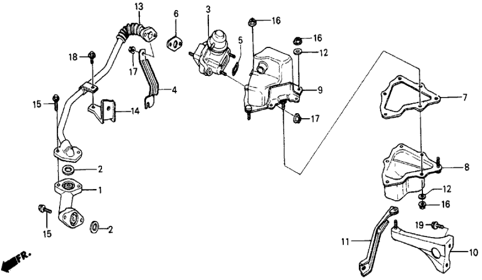 Honda 18790-PE1-662 Pipe, Air Suction