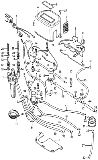 Honda 36160-695-004 Valve Assy., Ignition Solenoid