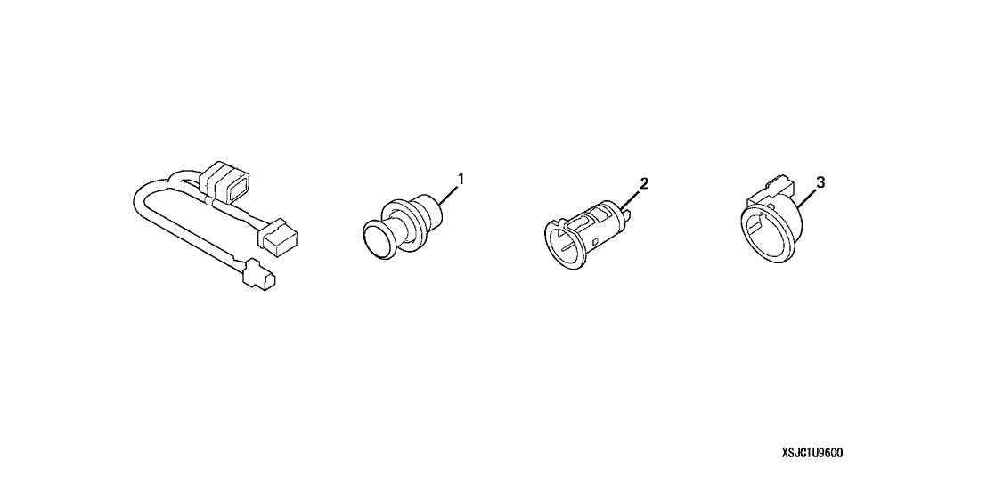 Honda 39602-S5A-A01 Socket Assy.