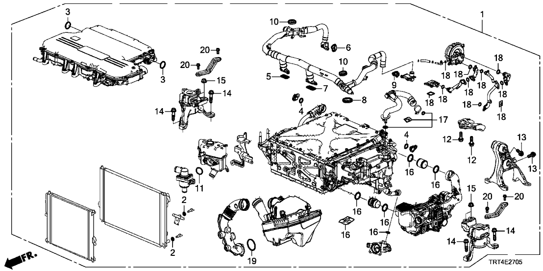 Honda 91010-5WM-A00 Set, Fc Unit Assy.