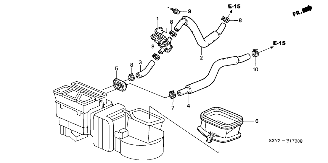 Honda 79710-S3Y-003 Valve Assembly, Water