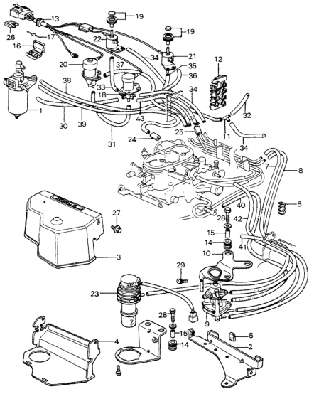 Honda 18740-PA6-921 Valve Assembly, Egr Control