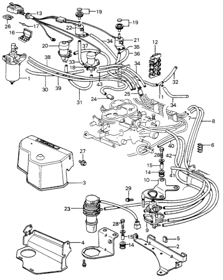 Honda 18721-PA6-680 Base, Control Box (No.2)