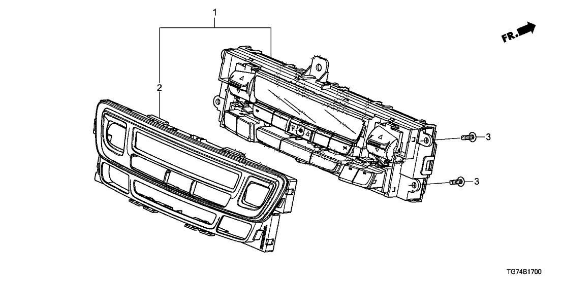 Honda 79600-TG7-A32ZA CONTL ASSY- *NH900L*