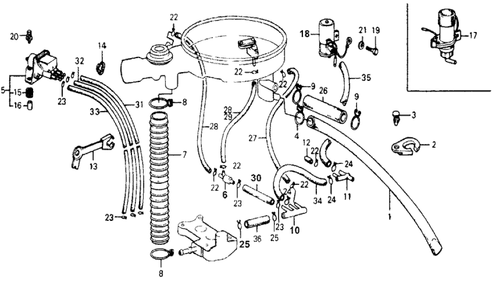 Honda 17321-671-670 Joint, Four-Way