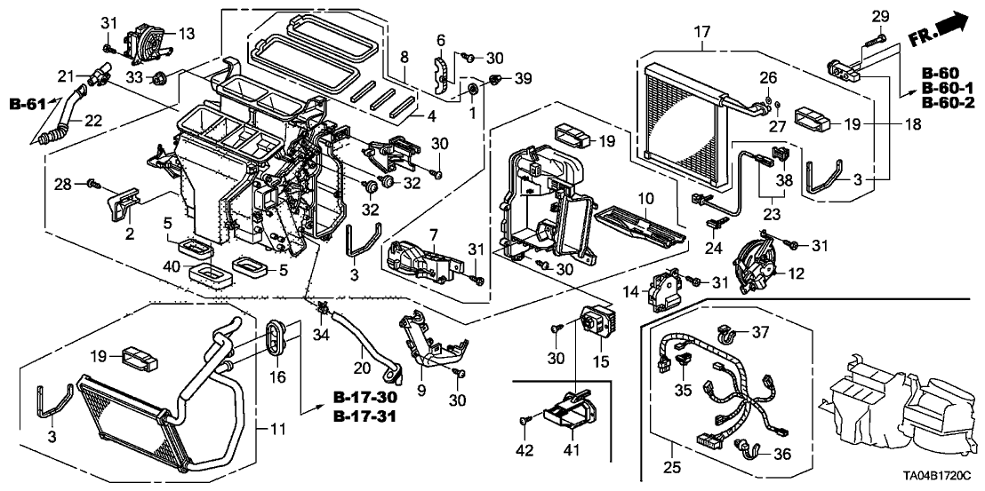 Honda 79335-TA0-A01 Cover Power Transistor