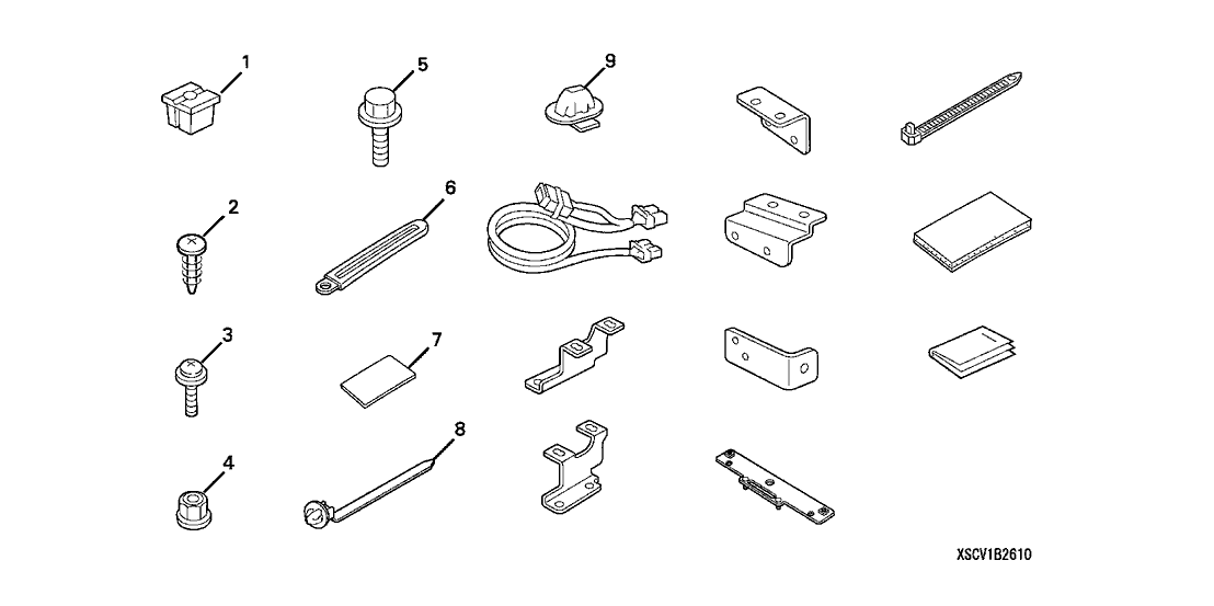 08B26-SCV-101 Honda Attachment, CD Changer