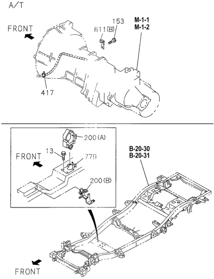 Honda 8-97040-812-0 Clip, Harness
