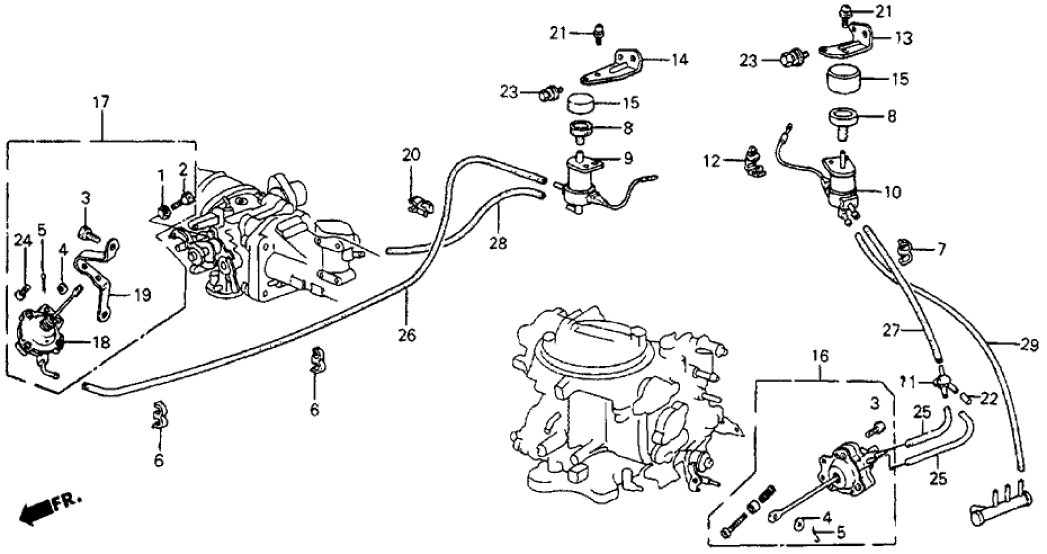 Honda 38775-PE0-000 Stay, Solenoid Valve