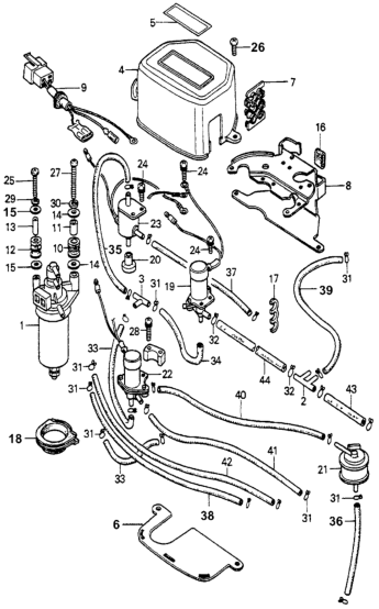 Honda 36022-689-781 Label, Control Box