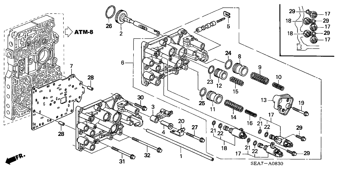 27405-RCL-A00 Honda Servo Body Sub-Assembly