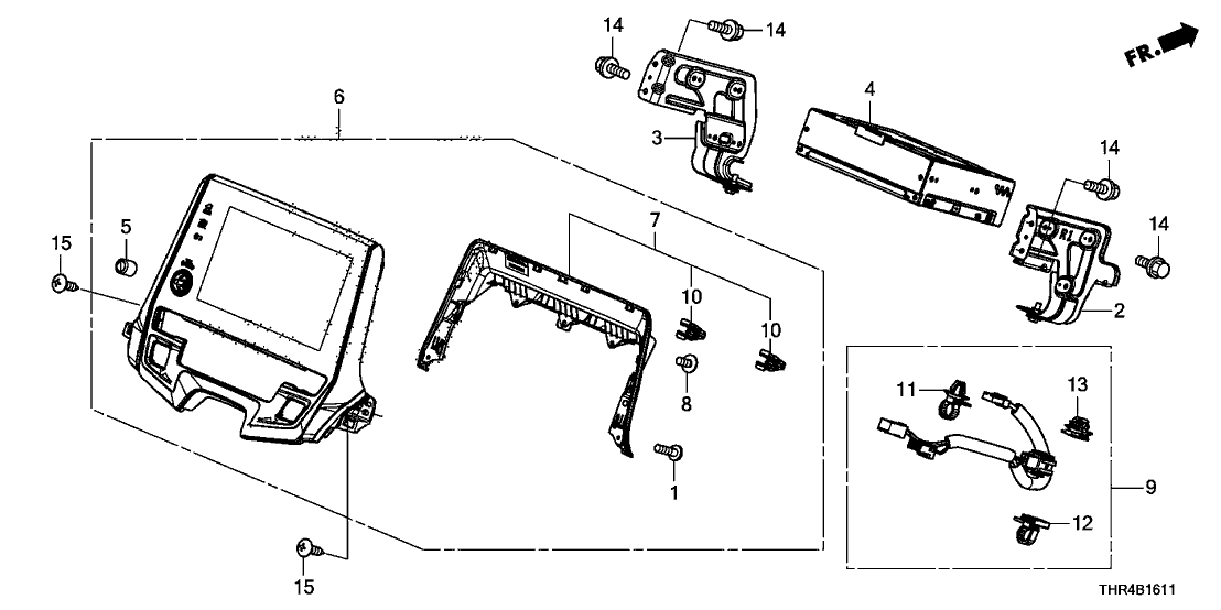 Honda 39540-THR-A14 CONT, INFOTAINMENT