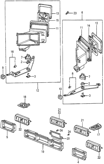 Honda 64433-692-660 Seal, Instrument Panel