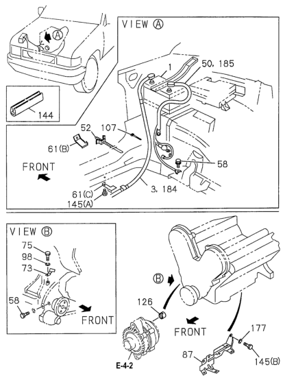 Honda 8-97066-915-0 Bracket, Battery Cable