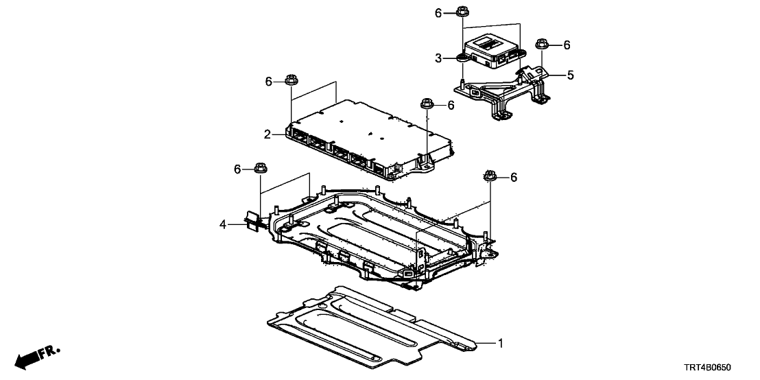 1N320-5WM-A00 Honda Case, Battery Ecu