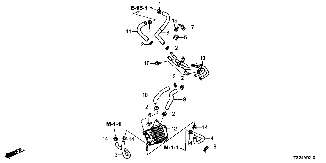 Honda 25216-5DE-003 Clamp (D21)