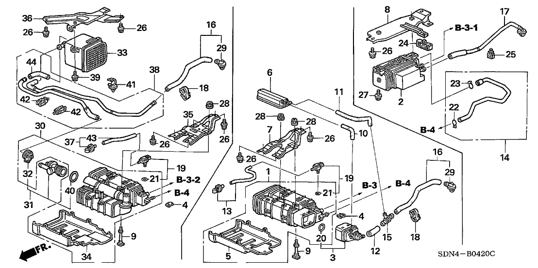 Honda 17744-SDC-L00 Tube Assy., Drain