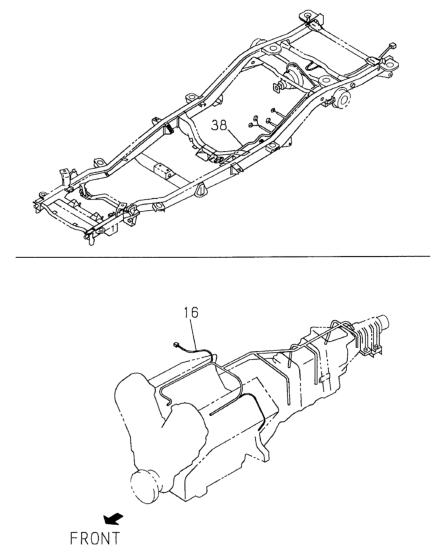 Honda 8-97233-282-1 Wire Harness, Chassis