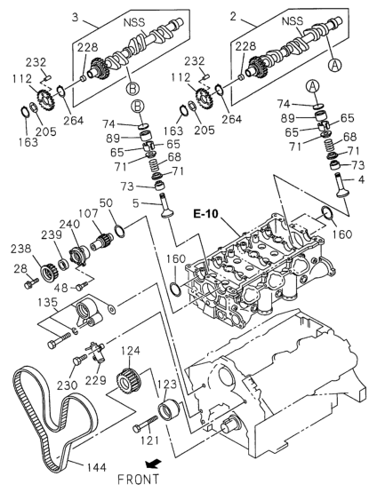 Honda 8-97131-966-1 Shaft, L. Idle Gear