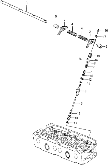 Honda 14781-689-010 Collar, Chamber