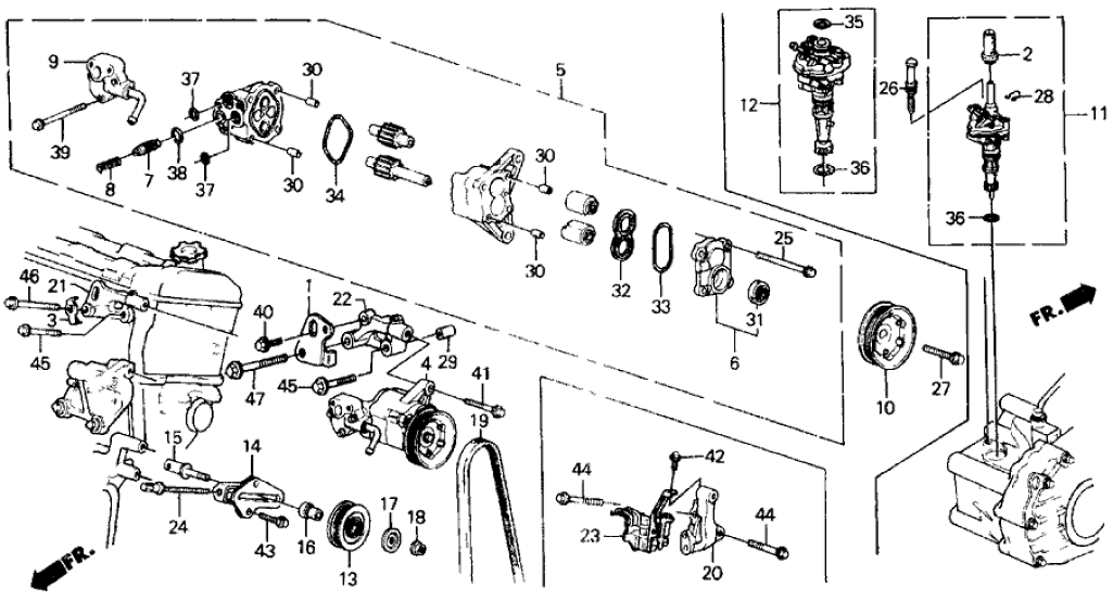 Honda 56985-PK1-000 Collar, Idle Pulley