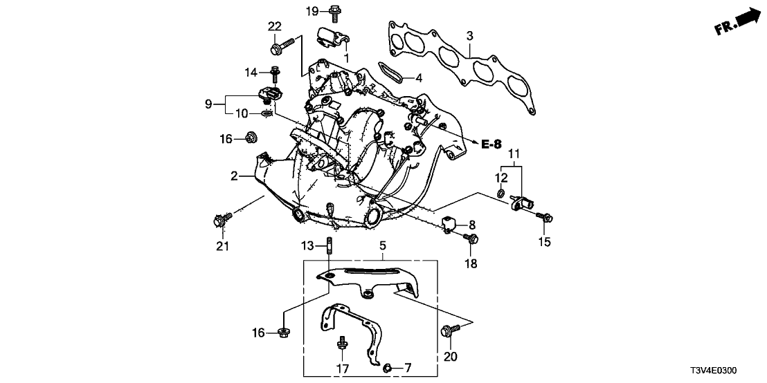 Honda 93405-05020-08 Bolt-Washer (5X20)