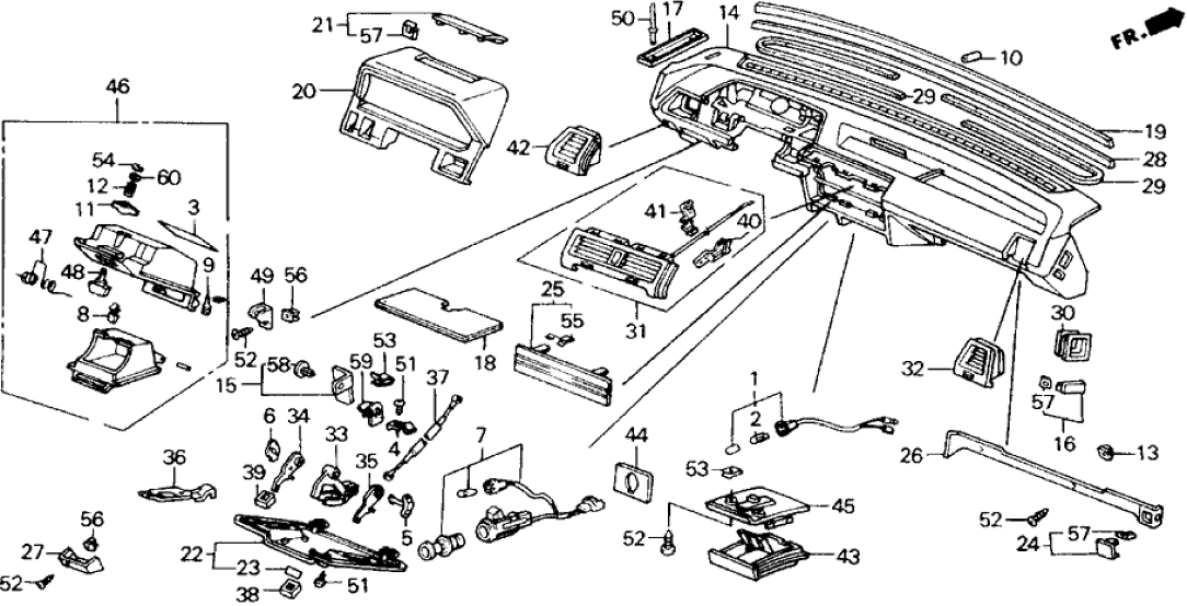 Honda 77656-SE3-003 Clip, Temperature Control