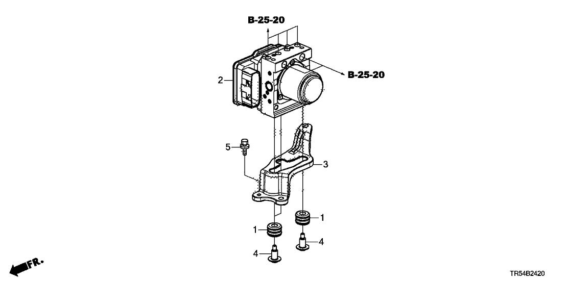 Honda 57110-TR5-317 Modulator Assembly, (Coo)