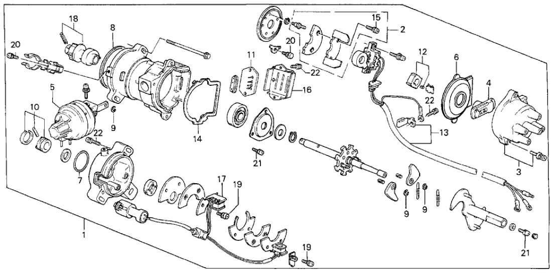 Honda 30101-PD2-006 Plate Assy., Breaker