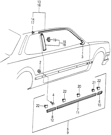 Honda 75815-692-000 Protector Assy., L. Side