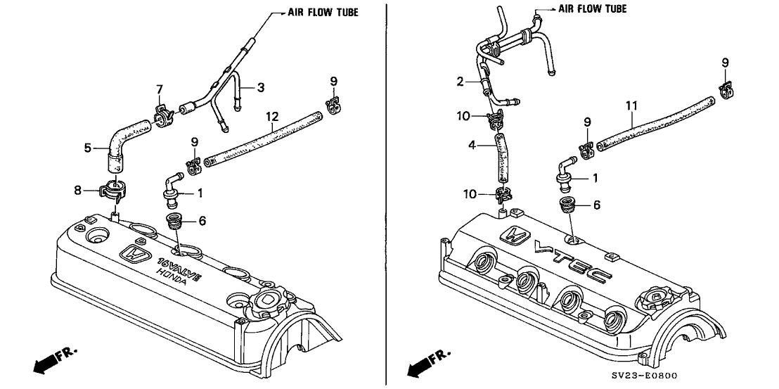 Honda 91405-P0H-A01 Clamp, Tube (D15)