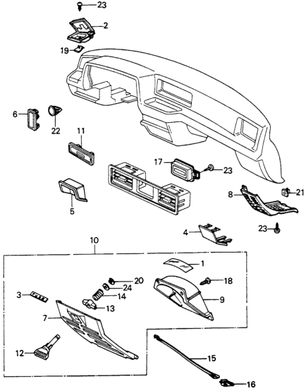 Honda 38205-SA3-671 Label, Fuse