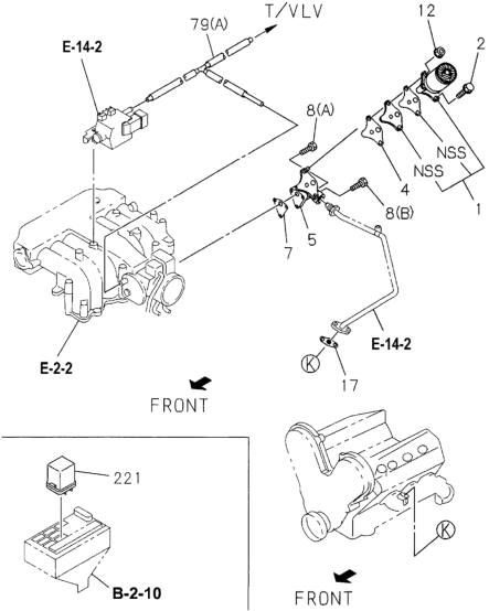 Honda 8-97113-174-1 Adapter Assy., Exhuast Gas Recirculation Valve