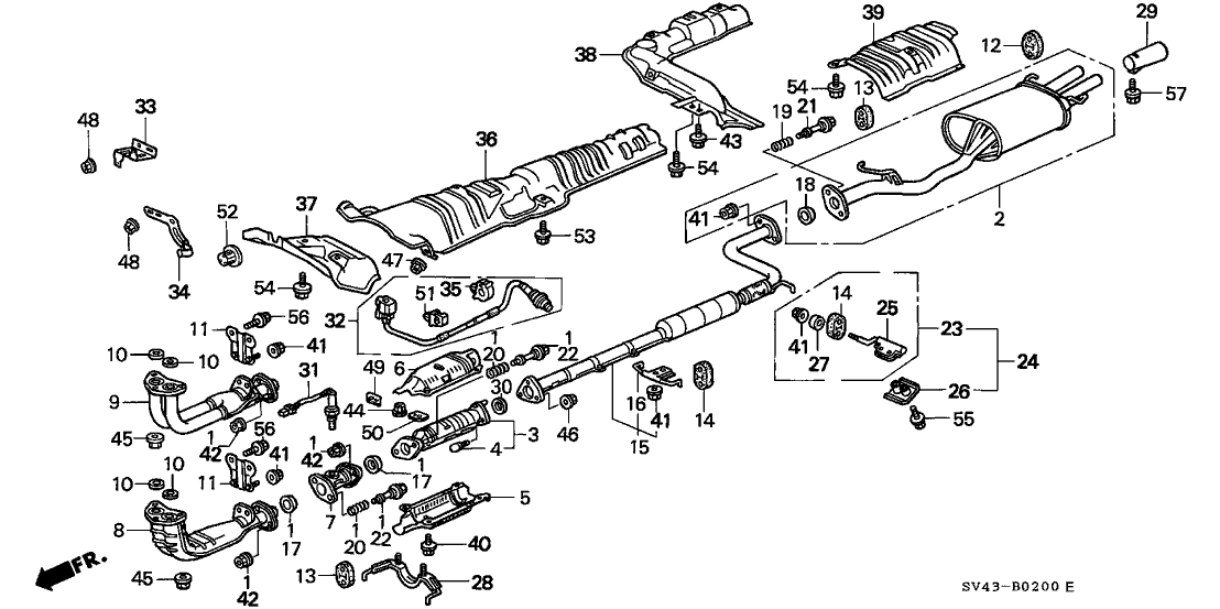 Honda 74650-SV1-A00 Plate, Tank Baffle