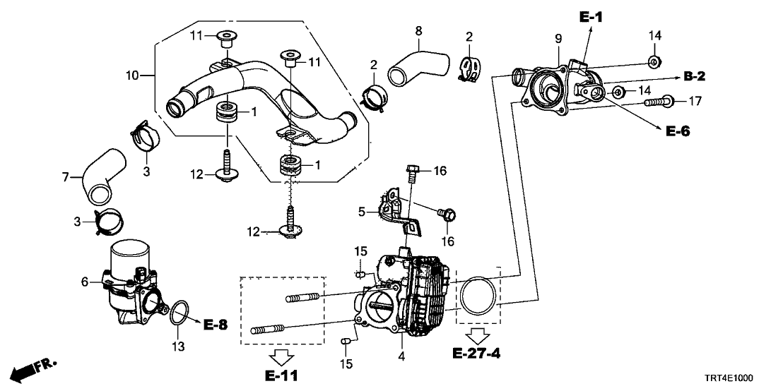 Honda 3F311-5WM-A00 Bracket, PCV