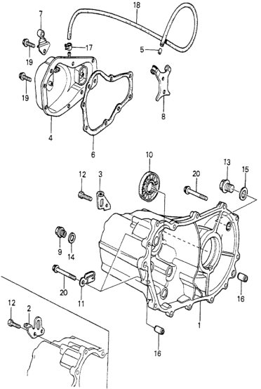 Honda 21232-PB6-000 Plate, Hanger