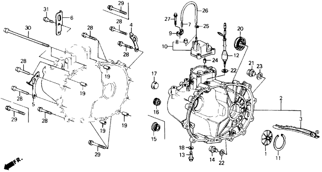 Honda 21520-PK5-000 Cover, Shift Arm